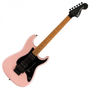 Fender Squier Contemporary Stratocaster HH, Roasted Maple w/ Black Pickguard -  Shell Pink Pearl
